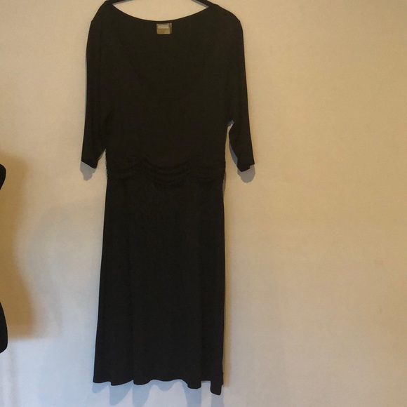 TALL Athleta scoop neck dress, black, XL - Picture 2 of 13